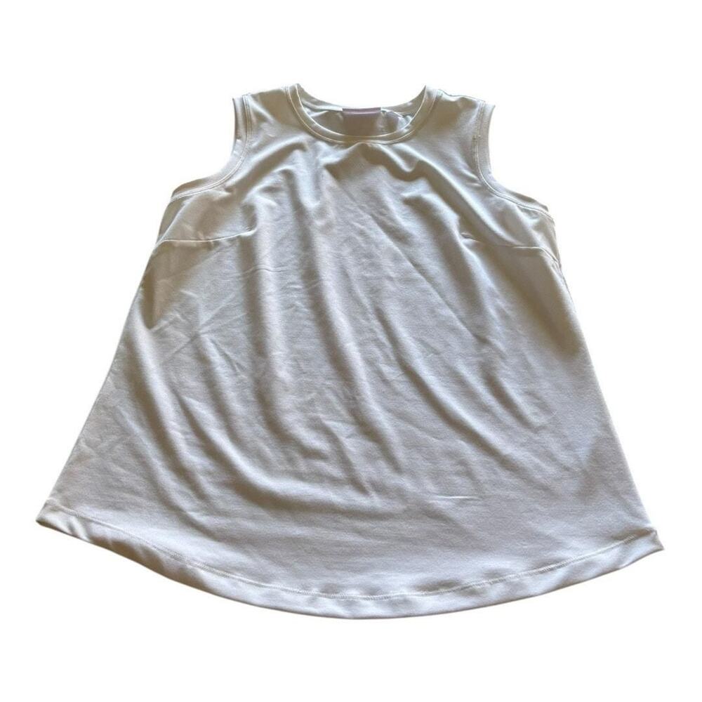 Belle by Kim Gravel White Tank Size L